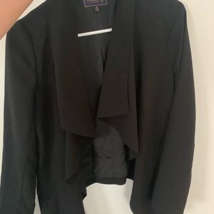Buckley tailors black open cardigan/jacket